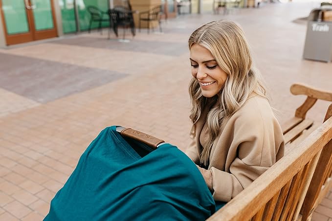 Copper Pearl Multi-Use Cover: Car Seat Covers, Nursing Cover, and Stroller Cover for Sun - Stretchy Fabric, All-Season Use, Stylish Designs, Easy Access for Moms - Jaspar