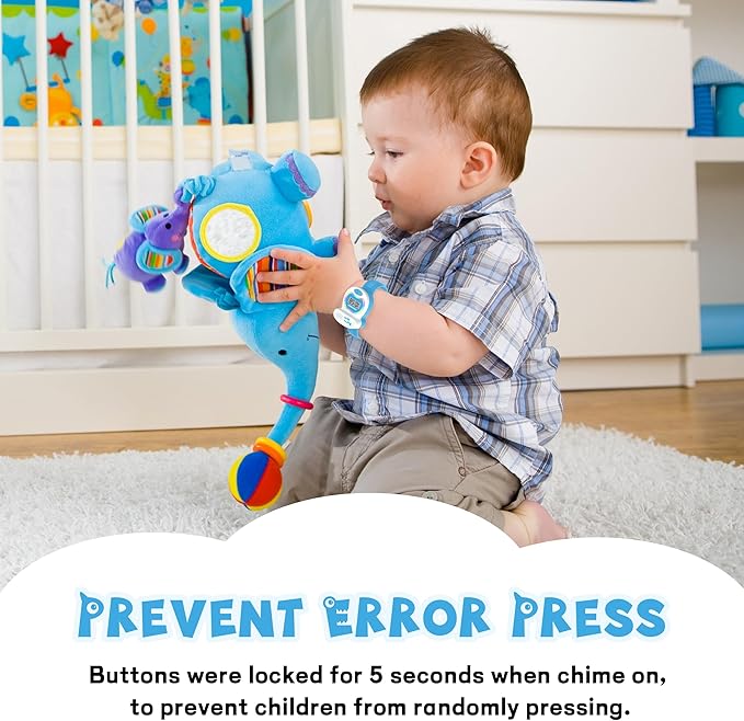 Kids Watch Potty Training Watches for Boys and Girls, Potty Timer Toilet Shape and LED Colorful Lights, Music Reminds Kids It's Time to Go to The Bathroom, Fun Gift for Moms and Toddlers