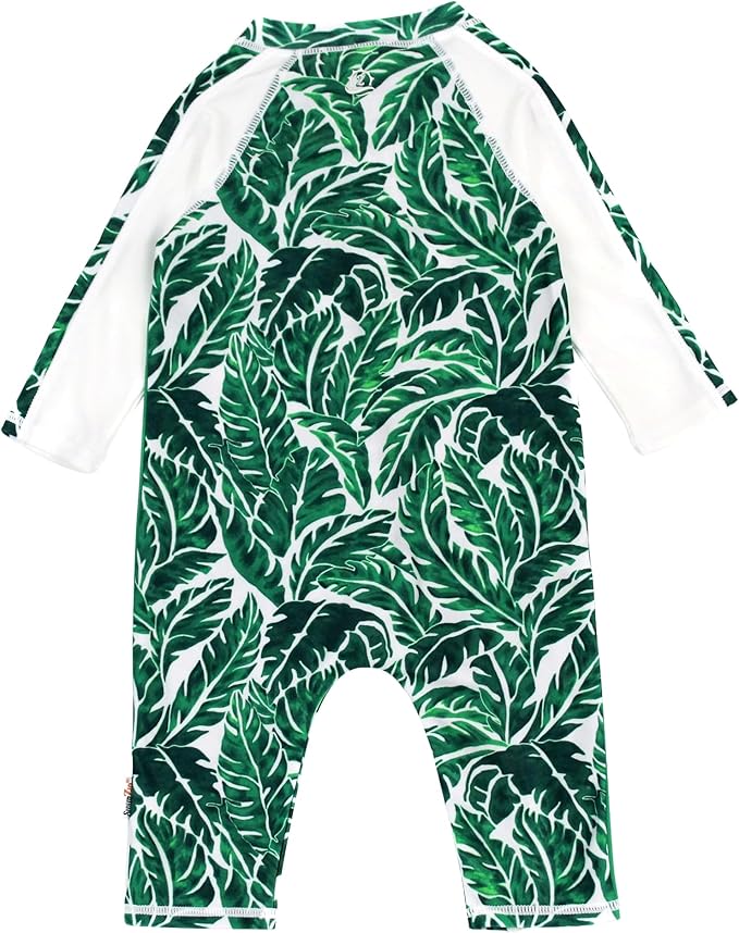 SwimZip Boys' Long-Sleeve UPF 50+ Swimsuit for Baby, Toddler, & Little Boys