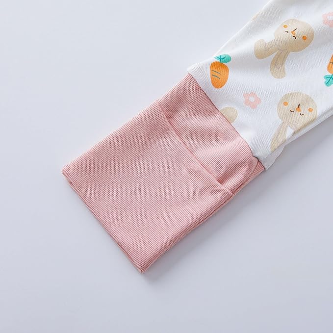 pureborn Baby Infant Boys Girls Sleeper Snug Fit Viscose from Bamboo Pajamas 0-24 Months