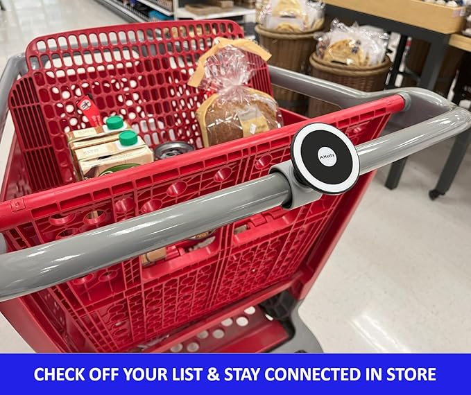 Magnetic Phone Holder for Stroller, Stationary Bike (Compatible with Peloton), Shopping Cart. Compatible with MagSafe. Stable & Secure.