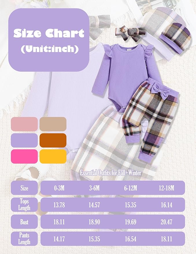 Baby Girl Clothes Newborn Infant Outfits Cute Summer Clothes Spring Romper Set+Hat+Headband