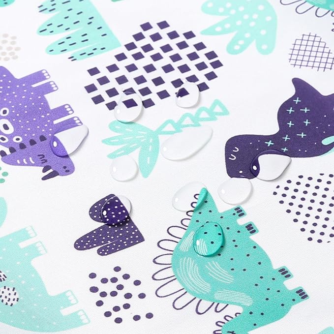 Sleeved Bib,5 Pack,Waterproof Shirt Bibs for Baby 3-24 Months Wipe Clean