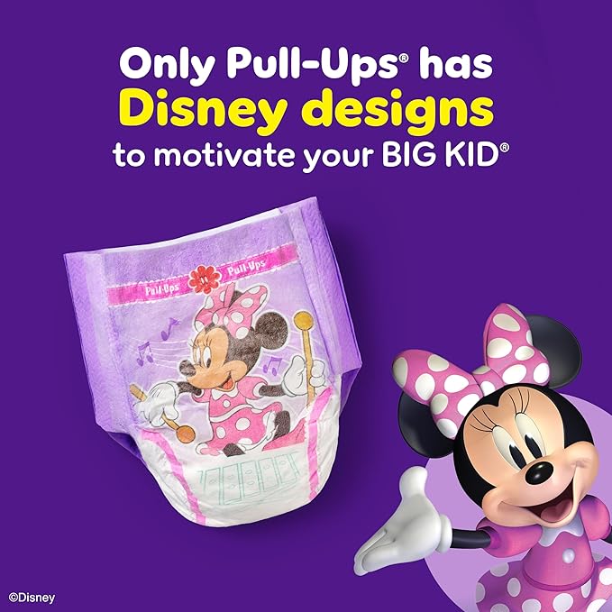 Pull-Ups Girls' Potty Training Pants, Size 4T-5T Training Underwear (38-50 lbs), 99 Count (3 Packs of 33)