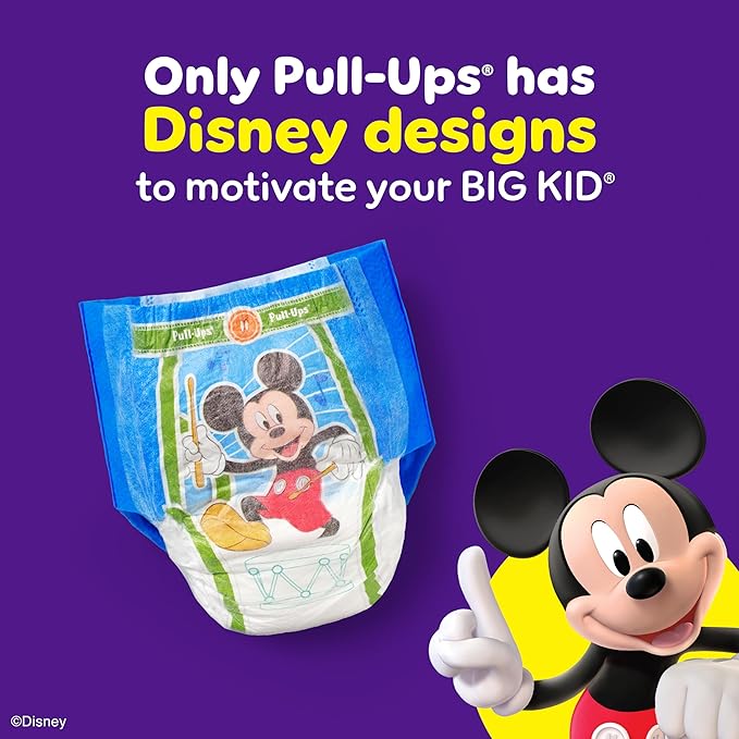 Pull-Ups Boys' Potty Training Pants, Size 2T-3T Training Underwear (16-34 lbs), 74 Count