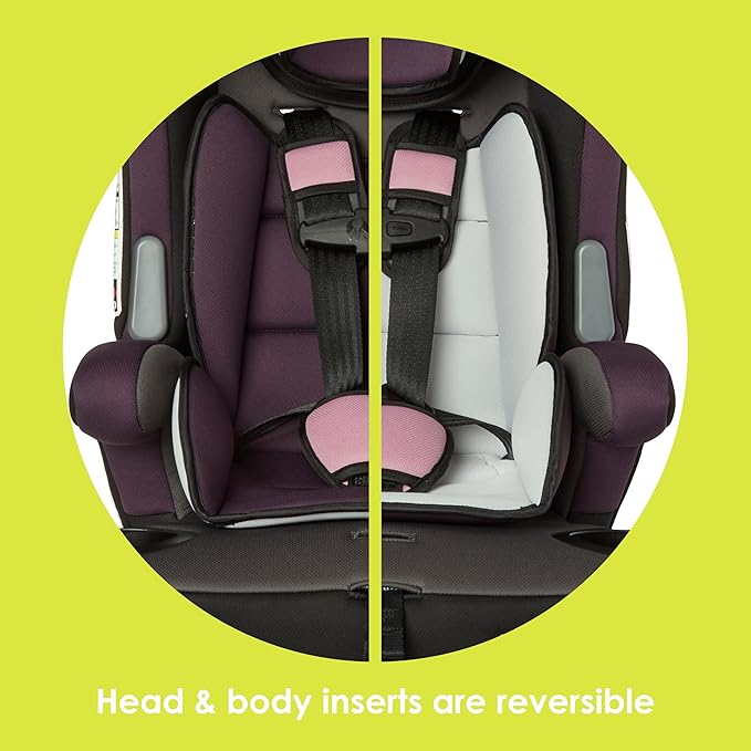 Baby Trend Hybrid SI 3-in-1 Combination Booster Car Seat with Side Impact Protection, Dash Orchid