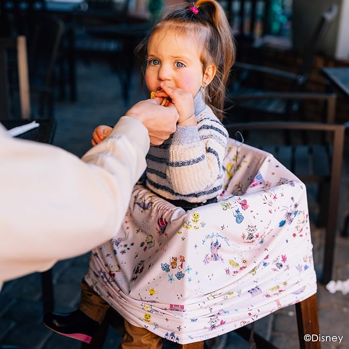 Milk Snob Disney's A Wish Come True 5-in-1 Baby Cover, Breastfeeding, Car Seat, Carrier, Stroller, High Chair, Shopping Cart, Lounger Canopy, Baby Shower Gender Neutral Gifts, Nursing Top