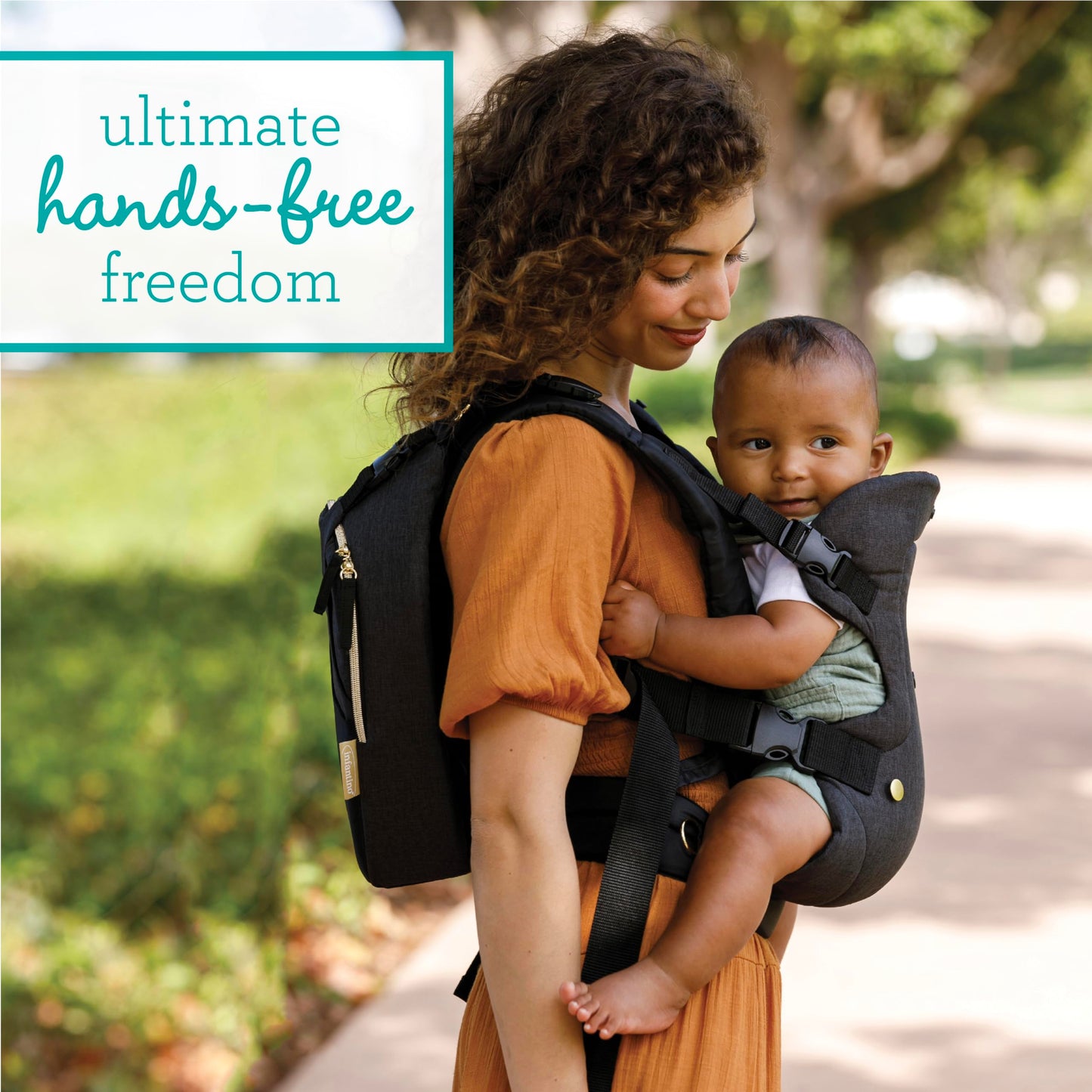 Infantino Flip 4-in-1 Convertible Baby Carrier, Adjustable, Ergonomic Babywearing, Registry Essential, Baby Carrier for Newborn to Toddler, Gray