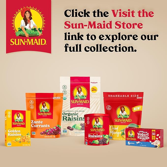 Sun-Maid Farmstand Reserve 24 Count Variety Pack - 0.8 oz Snack Bag – (12) Sea Salt Cocoa & Caramel Dusted Raisins + (12) Sea Salt Chocolate Coated Banana Chips (Amazon Exclusive)