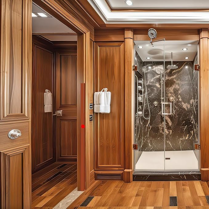 2PCS Wall Corner Protectors Guards - Self Adhesive Corner Protector & Corner Guards for Walls Edge Protection, Easy to Apply - No Tools Needed(Brown, 31.5"x1.18")