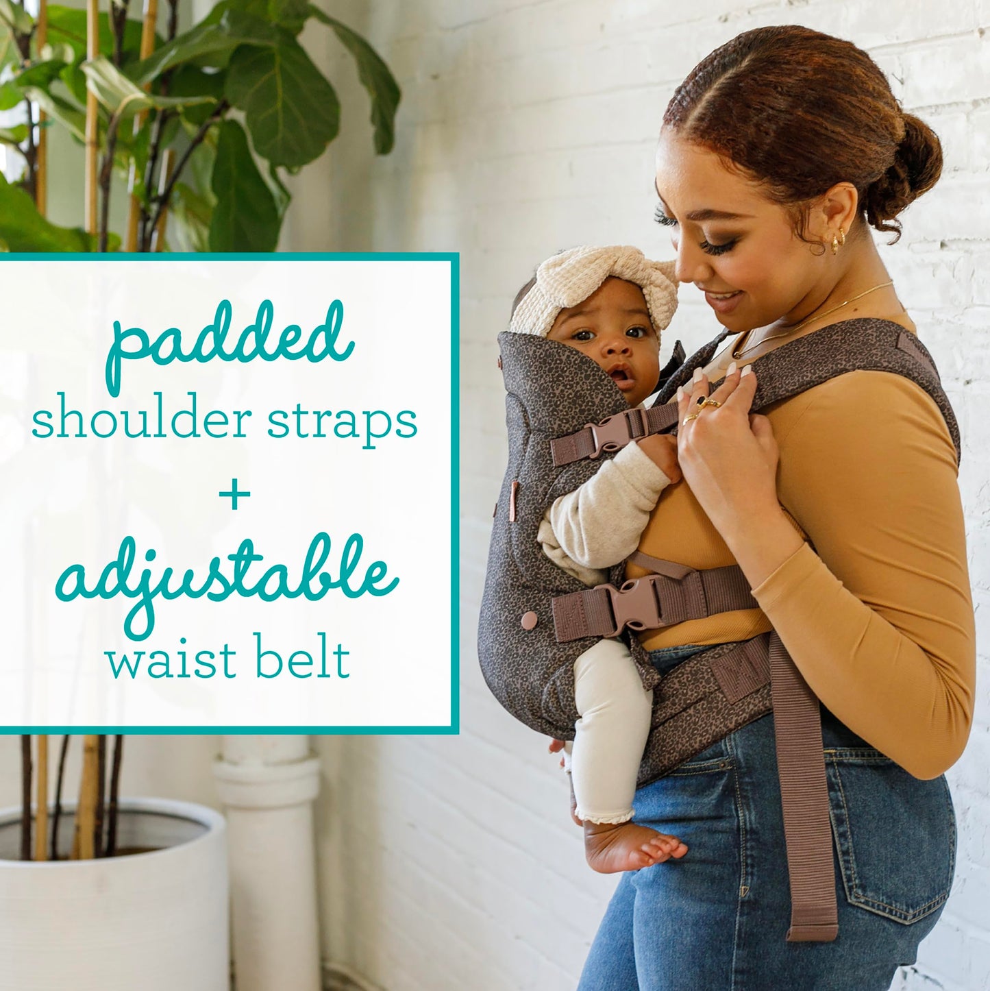 Infantino Flip 4-in-1 Convertible Baby Carrier, Adjustable, Ergonomic Babywearing, Registry Essential, Baby Carrier for Newborn to Toddler, Gray