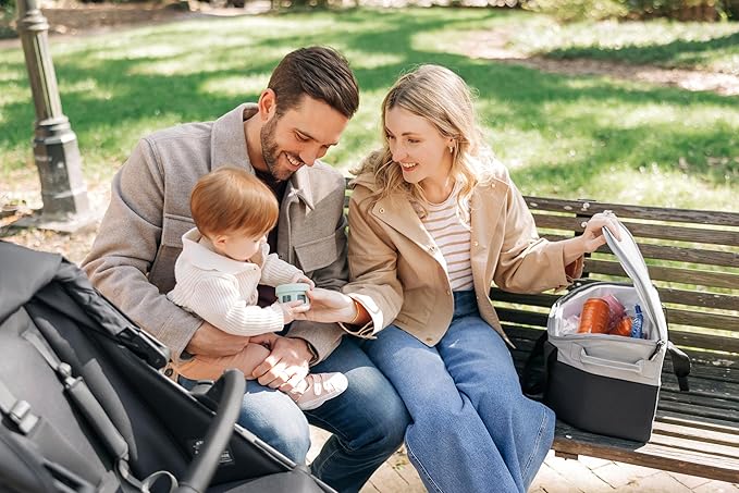 UPPAbaby Bevvy Cooler/Insulated + Leakproof/Portable Handles/Fits in Vista, Cruz, Ridge Stroller Baskets