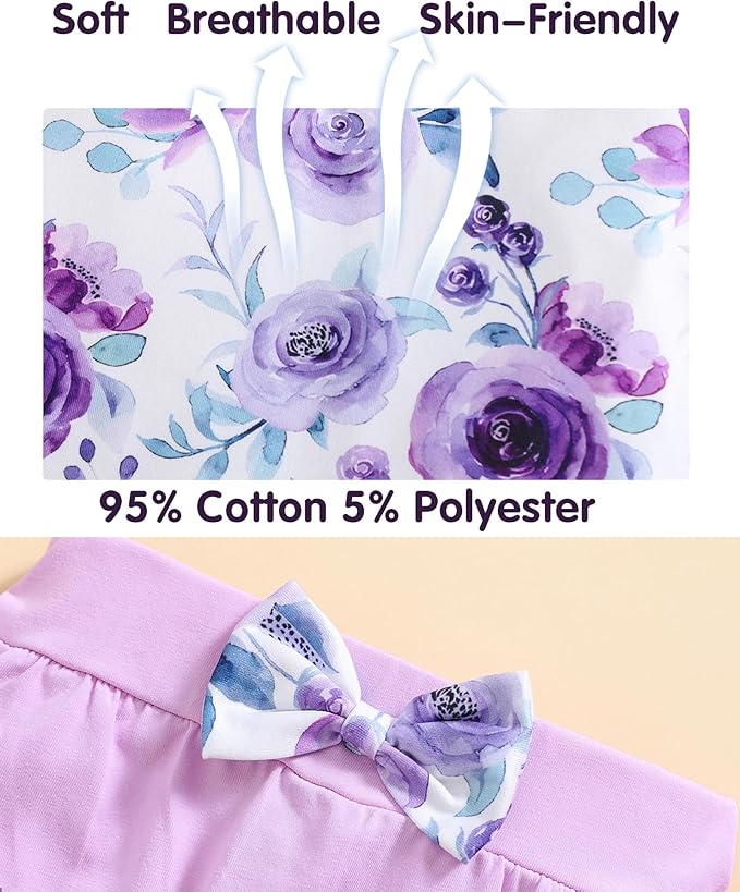 Baby Girl Clothes Newborn Infant Outfits Cute Summer Clothes Spring Romper Set+Hat+Headband