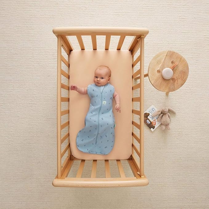 ergoPouch Cocoon Swaddle Sack 0.2 TOG - Baby Sleep Sack, Gentle Snug Fit Helps Calm Startle Reflex, Ideal for Arms In/Out Sleeping, Soft Breathable Fabric for Better Sleep (3-6 Months, Dragonflies)