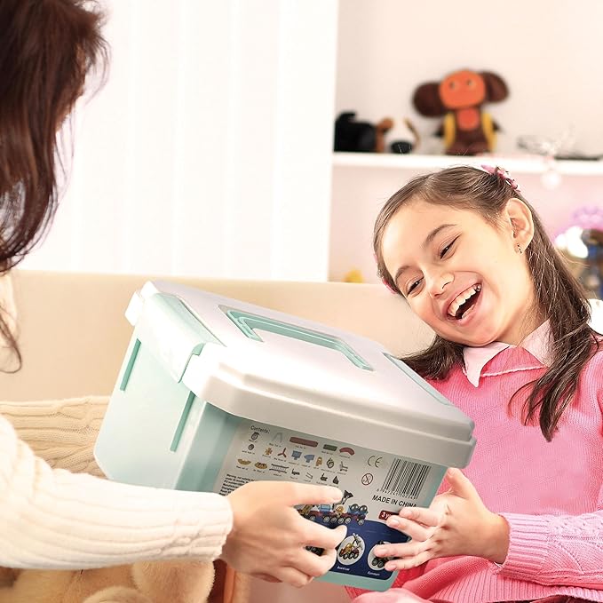 Play Brainy Magnetic Toy Cars Set – 90 Pieces (Montessori Educational Toy for Toddlers and Preschoolers) Helps with Developmental Skills