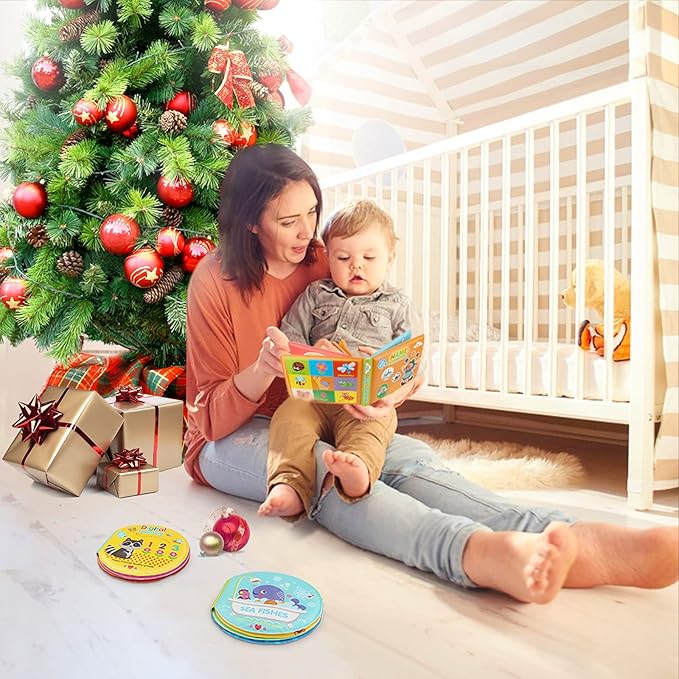 Baby Bath Toys, Nontoxic Bath Books for Babies Bath Time, Bathtub Toys for Toddlers 6 to 12 18 Months, Soft Educational Bath Toys for 1-3 Year Old Girls Boys(Pack of 3)