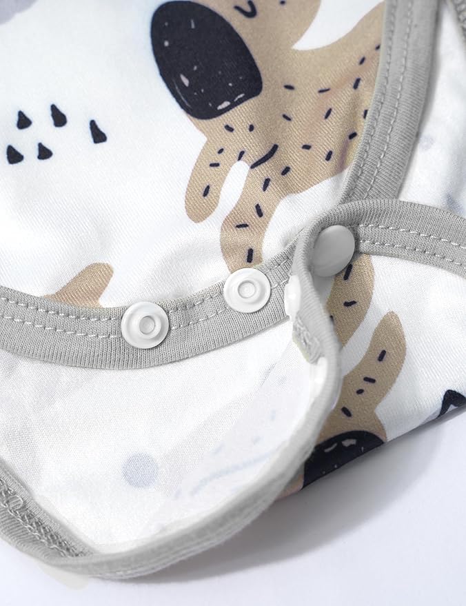 Baby Boy Clothes Long Sleeve Animal Plaid Romper + Overalls Infant Boy Clothes 2PCS Fall Winter Outfits