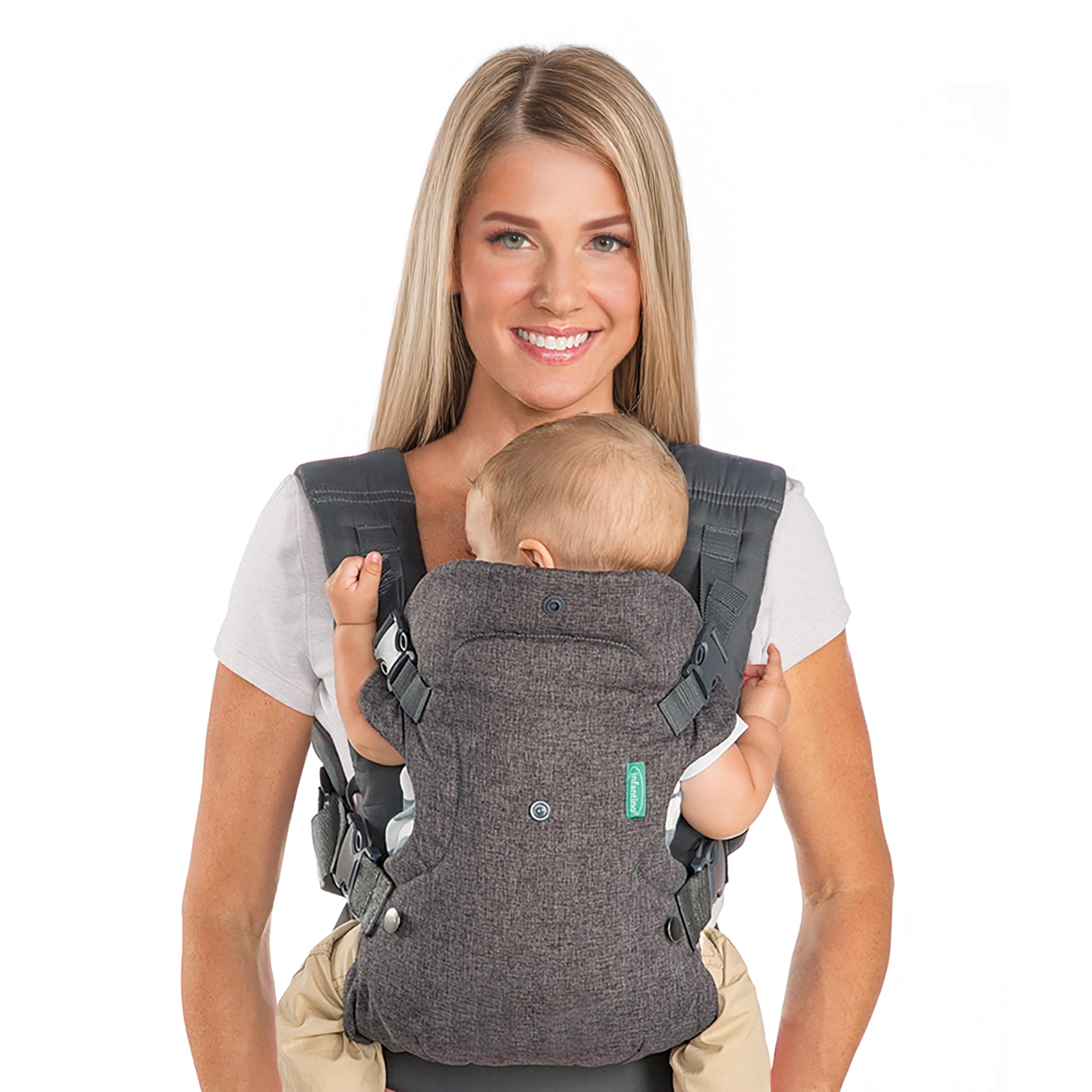 infantino-flip-4-in-1-convertible-baby-carrier-adjustable-ergonomic-babywearing-registry-essential-baby-carrier-for-newborn-to-toddler-gray
