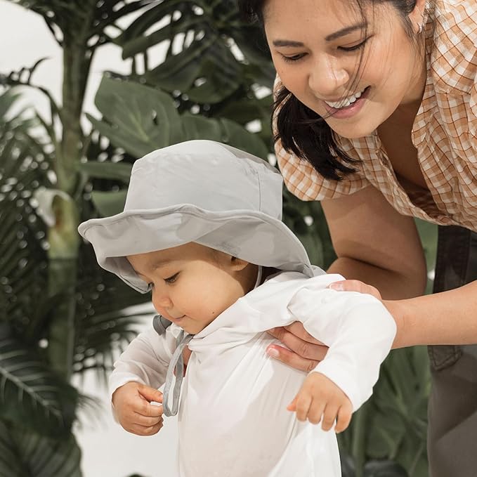 Tiny Twinkle Sun Protection Baby Flap Hat with UPF 50+ Sun Protection for Baby and Toddler Boys and Girls