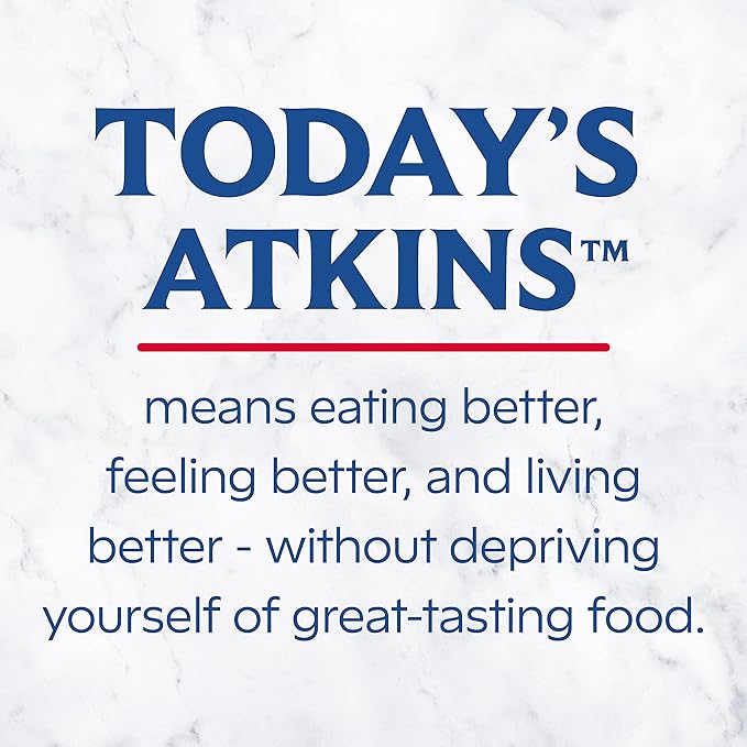 Atkins Blueberry Flavored Soft Baked Energy Bars, High in Protein Snack Bar, Low Sugar, High Fiber Snack, Protein Snack, 4 Packs (4 Bars Each)
