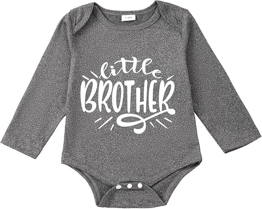 NZRVAWS Newborn Baby Boy Clothes Outfits Letter Prined Romper Pants Set Infant Baby Boy Clothing 0 3 6 9 12 18 Months