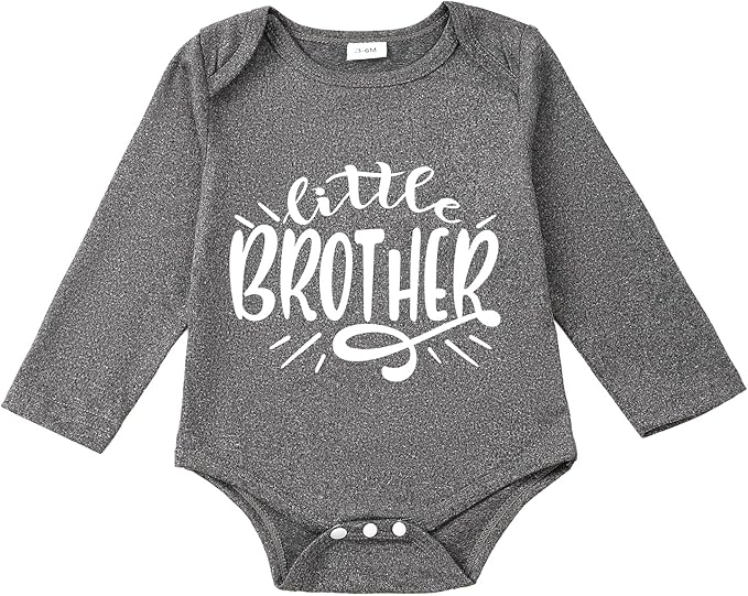 NZRVAWS Newborn Baby Boy Clothes Outfits Letter Prined Romper Pants Set Infant Baby Boy Clothing 0 3 6 9 12 18 Months