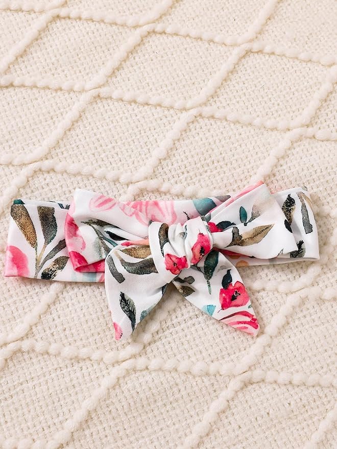 Baby Girl Clothes Newborn Infant Outfits Cute Summer Clothes Spring Romper Set+Hat+Headband