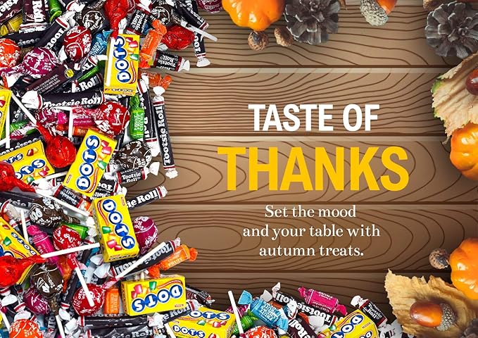 Holiday Ultimate American Old Fashioned Classics Wholesale Assortment Tootsie Roll DOTS Fruit Chews Tootsie Pops Variety Mix 170-Ounce 415-Piece Bag