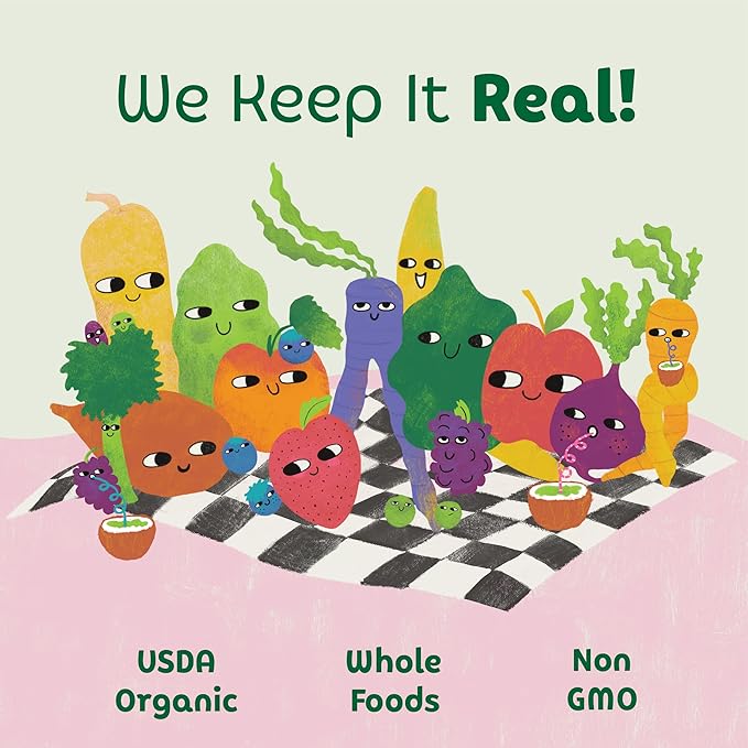 Sprout Organics, PB & Yayz Toddler Snack Bars, Peanut Butter & Banana, 5 Individual Bars 1.02 oz Each (6-boxes)