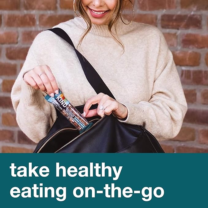 KIND Nut Bars, Dark Chocolate Nuts and Sea Salt, Healthy Snacks, Gluten Free, Low Sugar, 6g Protein, 12 Count