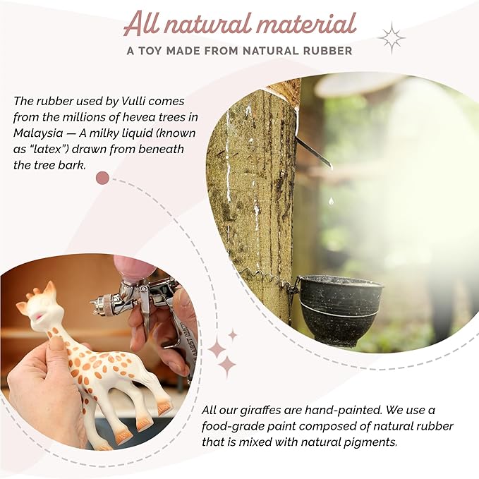 Sophie la girafe Tenderness Creation Birth Set #2 | Handcrafted for 60 Years in France | Gift Set Includes Gift Bag, Card, Sophie la girafe & 100% Cotton Swaddle