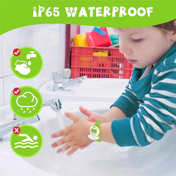 Kids Watch Potty Training Watches for Boys and Girls, Potty Timer Toilet Shape and LED Colorful Lights, Music Reminds Kids It's Time to Go to The Bathroom, Fun Gift for Moms and Toddlers