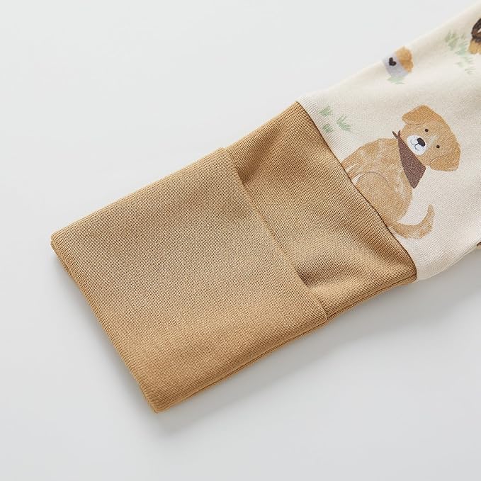 pureborn Baby Boys Girls Sleeper Snug Fit Viscose from Bamboo Pajamas 0-24 Months