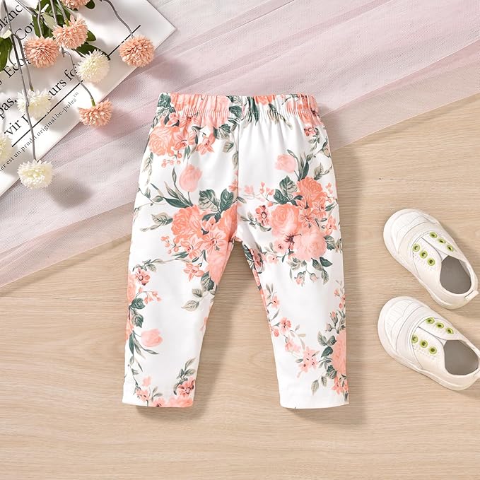 HINTINA Infant Baby Girl Long Sleeve Fall Winter Outfits With Headband