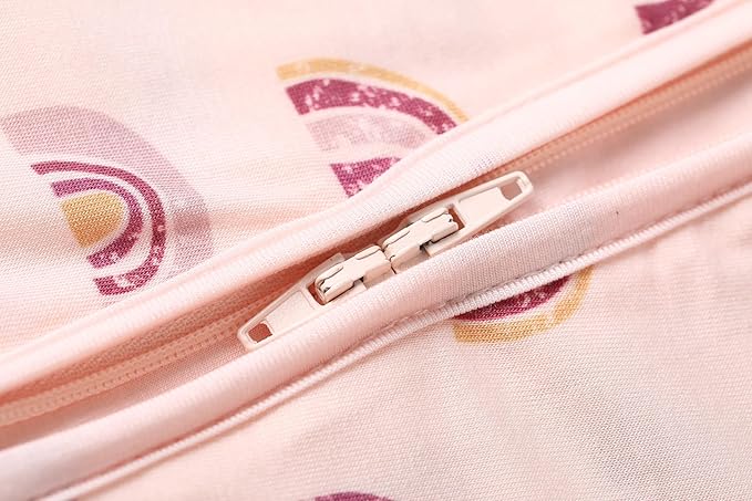 OPAWO Viscose from Bamboo Baby Pajamas Girl 2pack Mittens Cuff 2 Way Zipper Soft Footless Sleeper Baby Boy One-Piece Romper