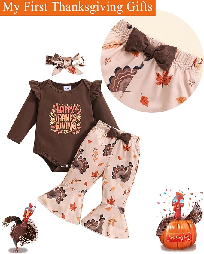 Baby Girl Clothes Newborn Infant Outfits Cute Summer Clothes Spring Romper Set+Hat+Headband