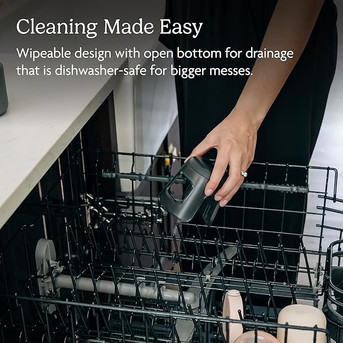 UPPAbaby Cup Holder for Vista, Cruz, Minu Strollers - Quick, Intuitive Attachment + Removal - Securely Holds Various Size Beverages - BPA Free + Dishwasher Safe - Folds Attached