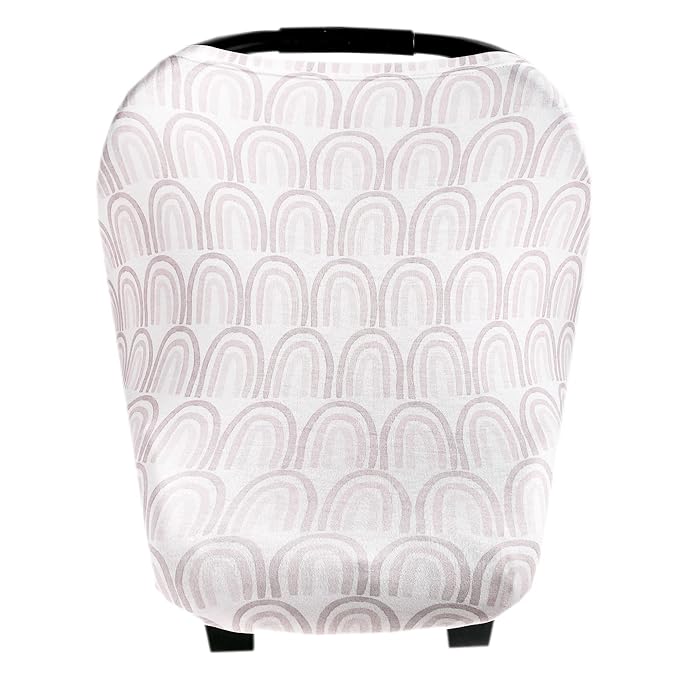 Copper Pearl Multi-Use Cover: Car Seat Covers, Nursing Cover, and Stroller Cover for Sun - Stretchy Fabric, All-Season Use, Stylish Designs, Easy Access for Moms - Bliss