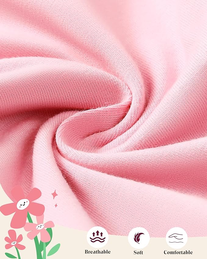 SUNNY PIGGY Newborn Baby Girl Clothes Infant Outfits Romper Floral Fall Outfit Bell Bottoms Pant Sets Hat Headband Flowerpant