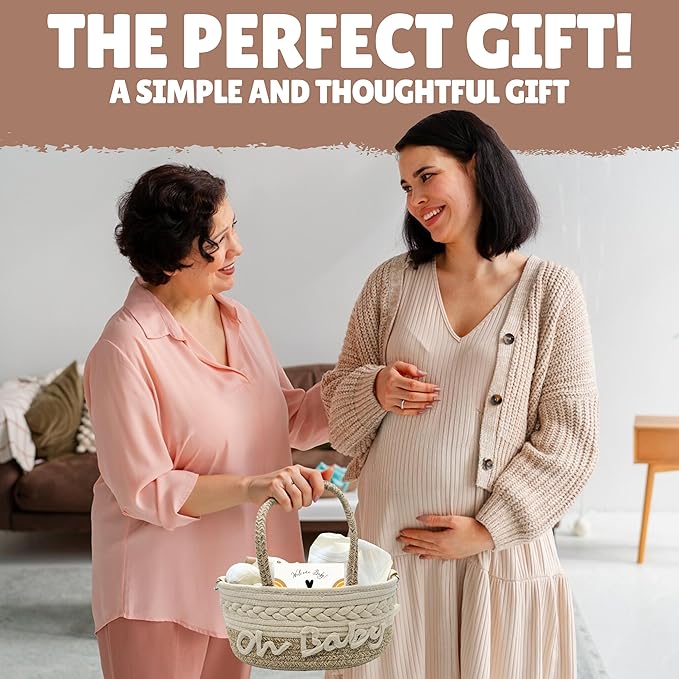 Baby Gift Basket | 11 Piece Baby Essentials – Baby Gift Set – Baby Boy Gifts & Baby Girl Gifts – Newborn Must Haves & Baby Shower Gifts with Plate, Bib, Cup, Feeder, Outfit & Rattles