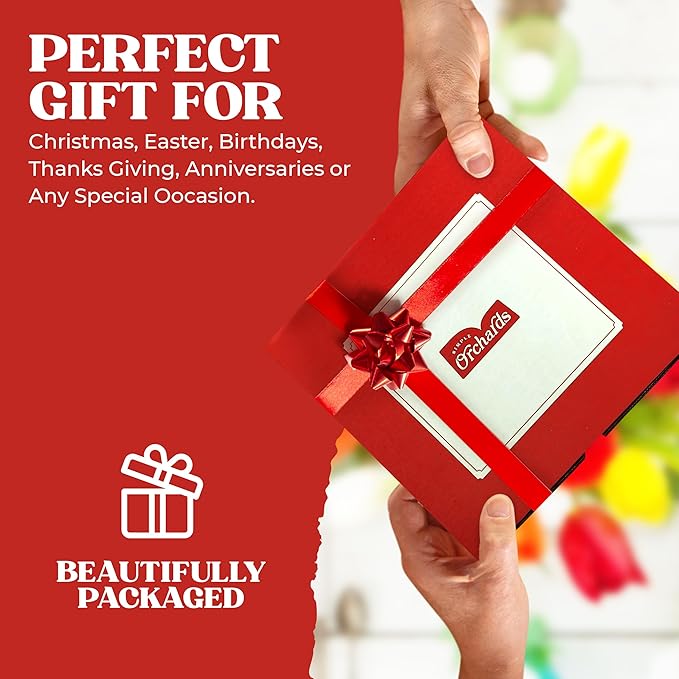 Nuts Gift Basket - 7 Sectional Platter With a Variety of Freshly Roasted Nuts - Beautifully Packaged Gift for Birthday, Sympathy. Large Family Pack.