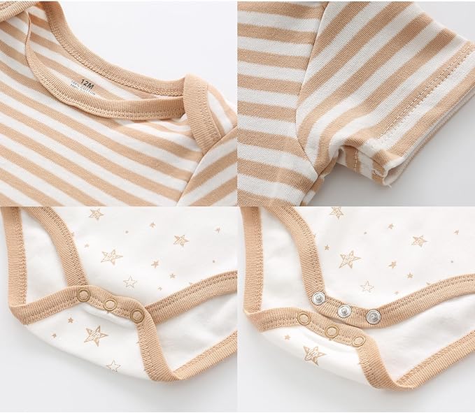 Newborn Layette Gift Set Bodysuits Pants for Baby Girl and Boy 24 Piece 100% Cotton Essentials and Accessories