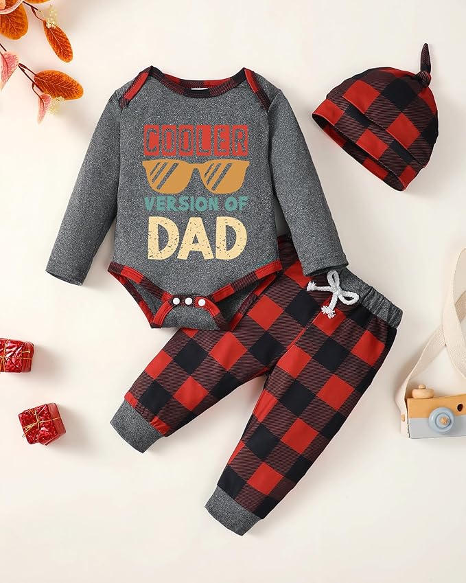 NZRVAWS Newborn Baby Boy Clothes Outfits Letter Prined Romper Pants Set Infant Baby Boy Clothing 0 3 6 9 12 18 Months