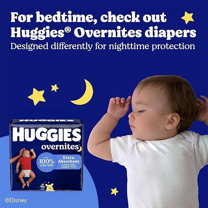 Huggies Size 4 Diapers, Snug & Dry Baby Diapers, Size 4 (22-37 lbs), 186 Count (6 Packs of 31), Packaging May Vary