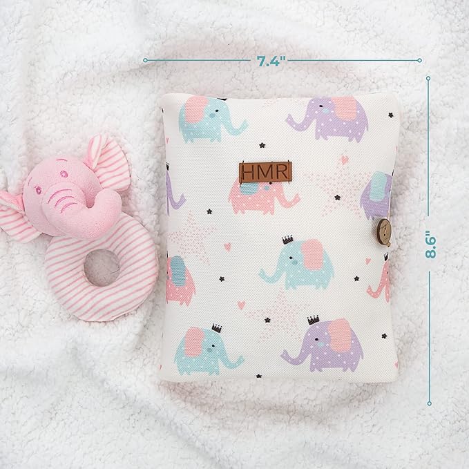 HAMUR Baby Diaper Bag Organizer β Travel-Friendly, Compact & Foldable | Stroller Pouch for Newborn Essentials β Must-Have for Boys & Girls (Elephant)