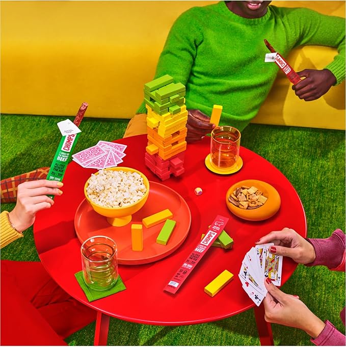 Chomps Grass-Fed and Finished Original Beef Jerky Snack Sticks 24-Pack, Keto, Paleo, Whole30, 10g Protein, Gluten-Free