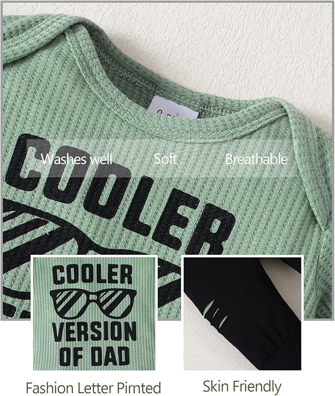 NZRVAWS Newborn Baby Boy Clothes Outfits Letter Prined Romper Pants Set Infant Baby Boy Clothing 0 3 6 9 12 18 Months