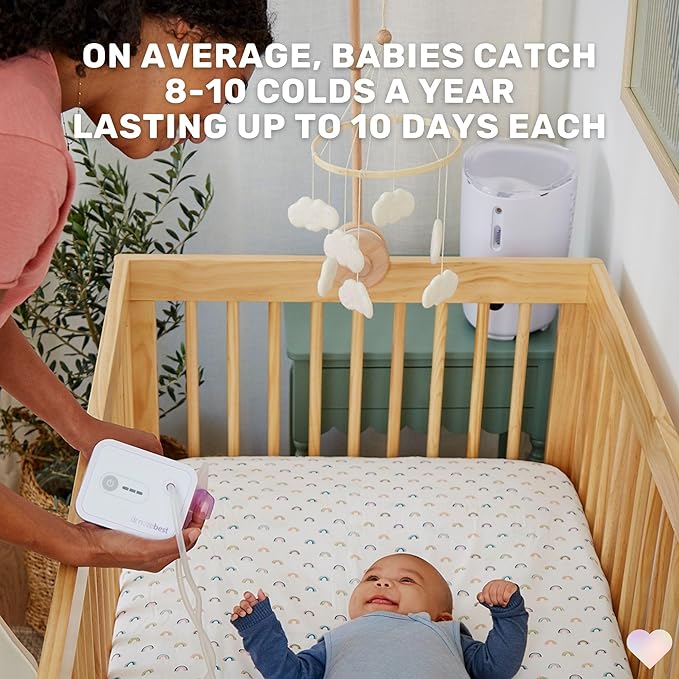 Dr. Noze Best Multi-Child Family Bundle | NozeBot Nasal Aspirator, 80 Filters, 2 Newborn Nosepieces & Travel Bag | Baby Registry Essential for Families