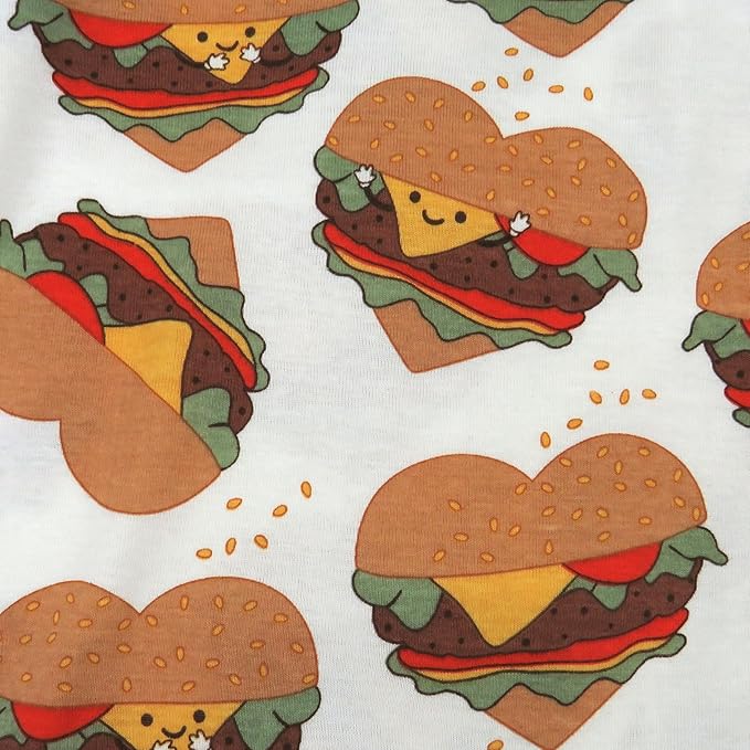 HonestBaby unisex-baby Celebration 2-piece Pajamas Sleepwear Pjs 100% Organic Cotton for Baby, Toddler, Kids