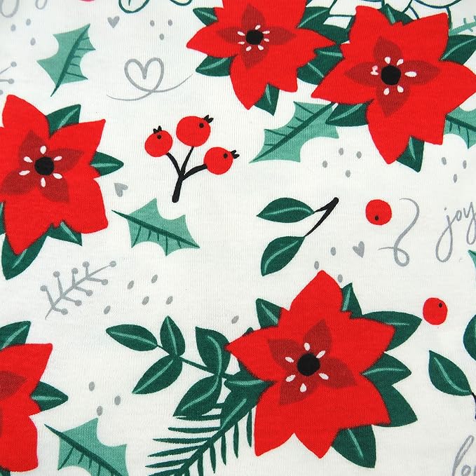 HonestBaby 4 Piece Pajamas Sleepwear Pjs 100% Organic Cotton for Infant Baby and Toddler Boys, Girls, Unisex